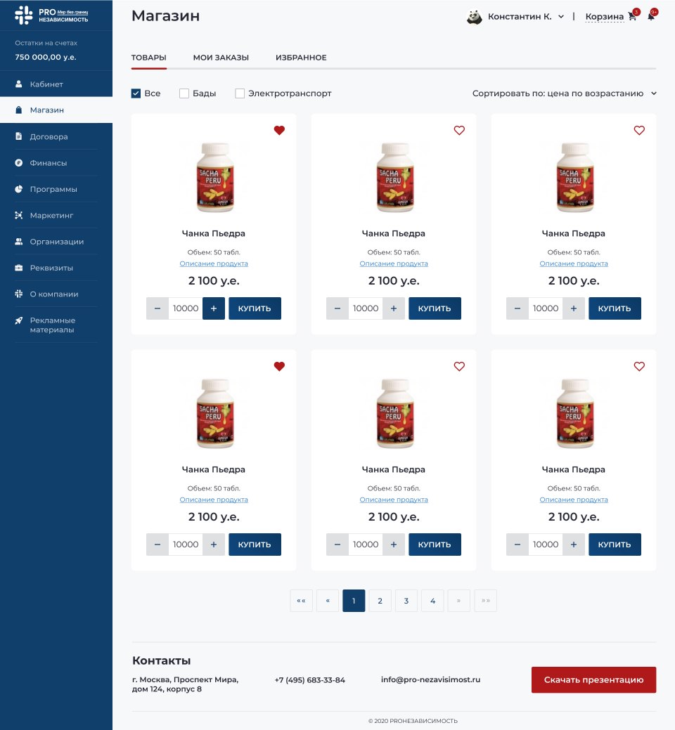 Дизайн и верстка ПроНезависимость #6